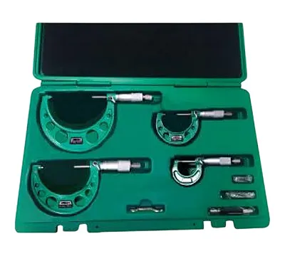 Набор микрометров МК 0-100 мм 4 шт 3210-25A…100A INSIZE 3210-1004A