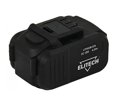 Аккумулятор 18 В, 4,0 Ач ELITECH 1820.067700