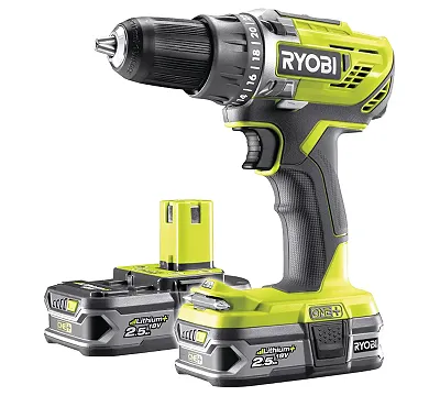 Аккумуляторная дрель-шуруповерт ONE+,18В RYOBI R18DD3-225S