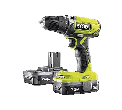 Аккумуляторная дрель-шуруповерт, ударная, ONE+,18В RYOBI R18PD2-213G