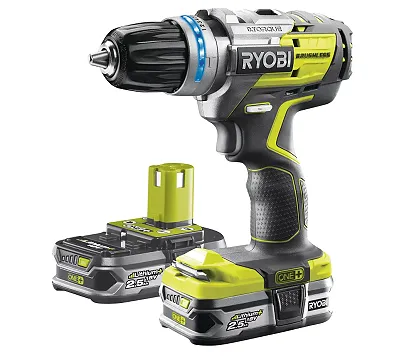 Аккумуляторная дрель-шуруповерт, ударная, ONE+,18В RYOBI R18PDBL-225S