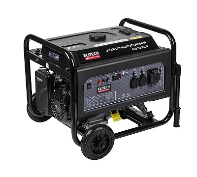 Бензогенератор, 6,0 кВт ELITECH HD GES 8000RW