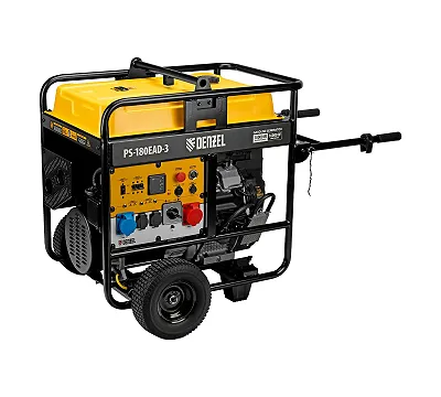 Бензогенератор PS-180EAD-3, 18,0 кВт, с электростартером DENZEL 946994