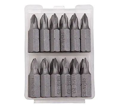 Бита для отвертки PH0х25 мм, 1/4 Hex, CrV, GRIFF (FJS-186), упаковка 24 шт 019162