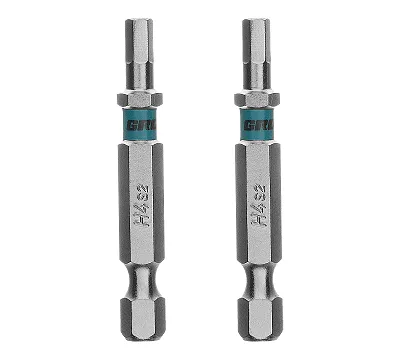 Бита HEX 4х50 мм, сталь S2, шестигр., 2 шт. Gross