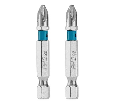 Бита PH2х50 мм, сталь S2, шестигр., 2 шт. Gross