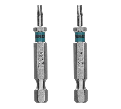 Бита Torx 10х50 мм, сталь S2, шестигр., 2 шт. Gross