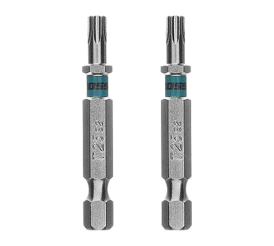 Бита Torx 25х50 мм, сталь S2, шестигр., 2 шт. Gross