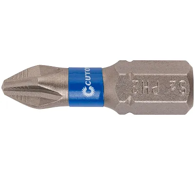 Биты стальные, 10 шт., CUTOP Profi, PH2, 25 мм
