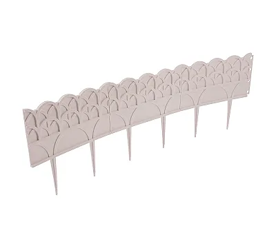 Бордюр "Прованс", 14 х 310 см, белый, Palisad