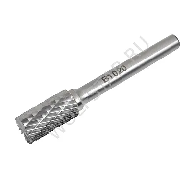 Борфреза B102006, цилиндрическая с торц.зубьями, двойная насечка ВК8 SDW TOOLS