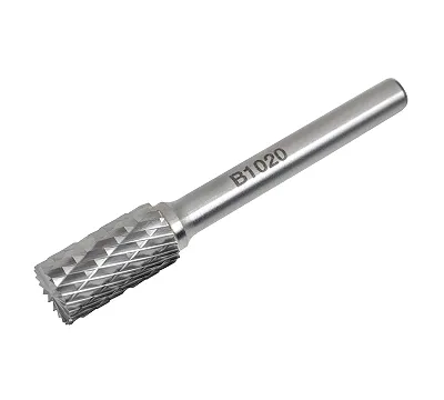 Борфреза B102006, цилиндрическая с торц.зубьями, двойная насечка ВК8 SDW TOOLS
