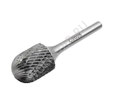 Борфреза C202506, сфероцилиндрическая, двойная насечка ВК8 SDW TOOLS