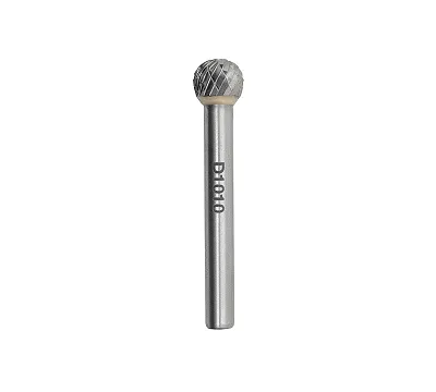 Борфреза D101008, хв-8мм, сферическая, двойная насечка ВК8 SDW TOOLS