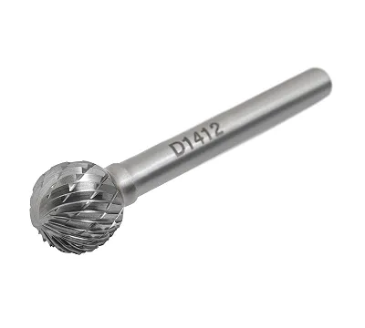 Борфреза D141206, сферическая, двойная насечка ВК8 SDW TOOLS