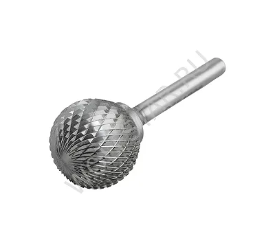 Борфреза D251808, хв-8мм, сферическая, двойная насечка ВК8 SDW TOOLS