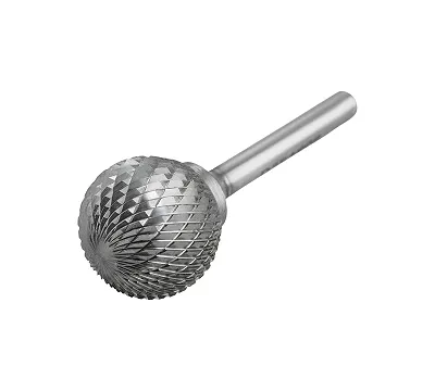 Борфреза D251808, хв-8мм, сферическая, двойная насечка ВК8 SDW TOOLS