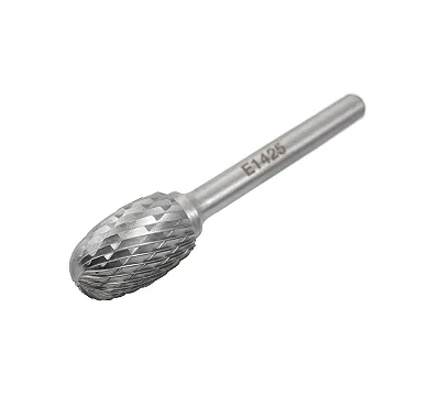 Борфреза E142508, хв-8мм, овальная, двойная насечка ВК8 SDW TOOLS