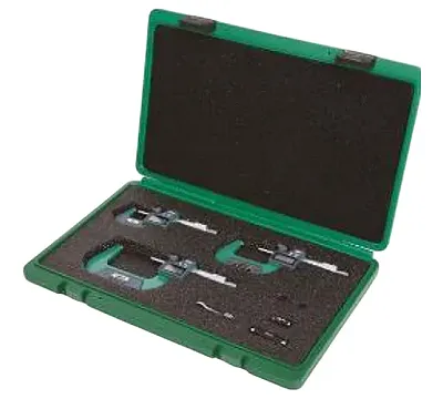 Набор микрометров цифровых МКЦ 0-100 мм / 0-4" 4 шт 3101-25A…100A INSIZE 3101-1004A