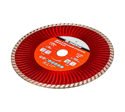 Диск алмазный, отрезной Turbo, 200 х 22.2 мм, сухая резка Matrix Professional