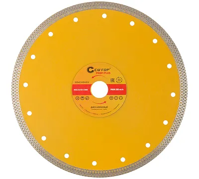 Диск отрезной алмазный универсальный-Турбо CUTOP Profi Plus, 230 x 2.1 x 10.0 x 22.2 мм
