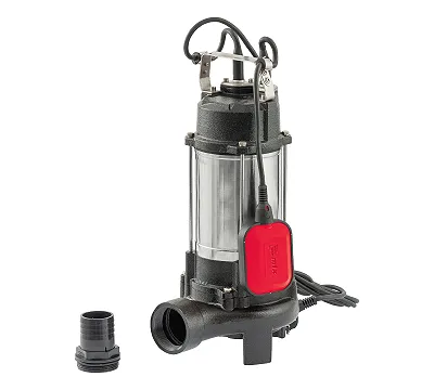 Фекальный насос SP-1100B, 1100 Вт, напор 10 м, 18000 л/ч, нож MTX