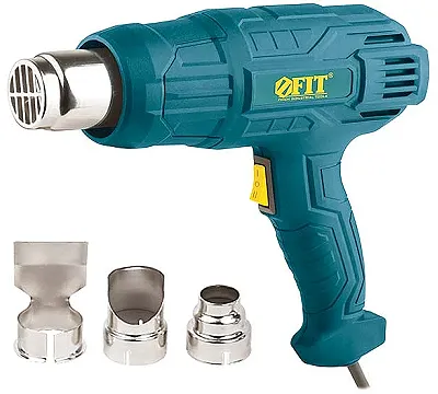 Фен технический 2000 Вт; 350/500 °C; 300/550 л/мин; коробка FIT