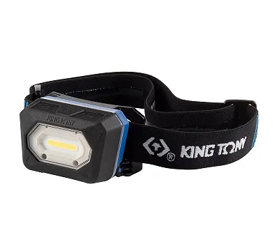 Фонарь светодиодный, налобный, 1 Led COB, 3,7 В KING TONY 9TA522