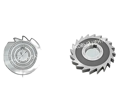 Фреза дисковая пазовая 100х10х32 Р18, Z =20