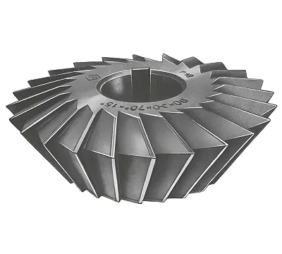 Фреза двухугловая несимметричная 40x10x13 мм, 85° (70°+15°) Р6М5 z=18