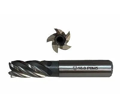 Фреза концевая 10.0х72х22 мм, Р6М5, 5-перая, ц/х GRIFF a300045