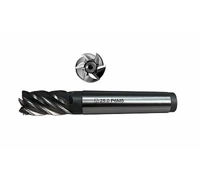 Фреза концевая 20.0х123х38 мм, Р6М5, 6-перая, к/х, КМ2 GRIFF a310039