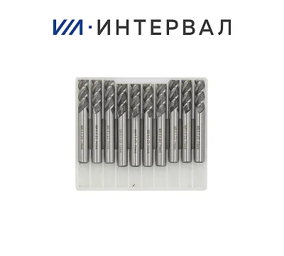 Фреза концевая ц/х 3x8x40 z=3 Р6М5 ГОСТ 32831-2014 (17025) INTERVAL
