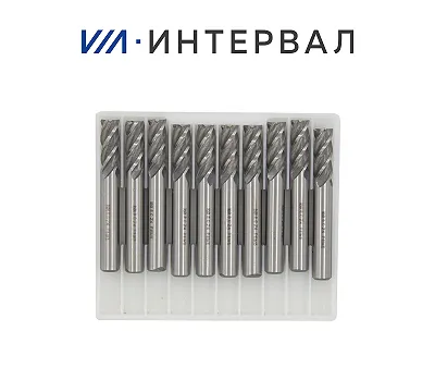Фреза концевая ц/х 5x13x47 z=4 Р6М5 ГОСТ 32831-2014 (17025) INTERVAL