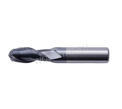 Фреза сферическая 12*12*30*75 2F HRC45 AlTiN ц/х, К40 цельная PANDA CNC