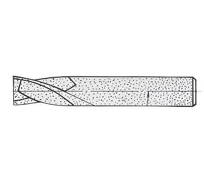Фреза шпоночная d4,0x10x32 ц/х ВК8 твердосплавная