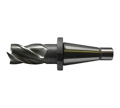 Фреза шпоночная d40,0x63x198 к/х Р18 z=2 с хвостовиком 7:24- 40 для обработки цветных металлов