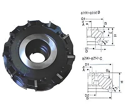 Фреза торцевая насадная 160x63x40 Т15К6 z=9 CNIC