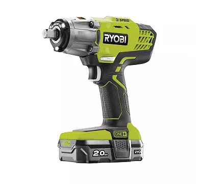 Гайковерт аккумуляторный ударный 1/2", 400 Нм, 18 В, ONE+ RYOBI R18IW3-120S