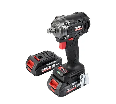 Гайковерт аккумуляторный ударный 1/2", 400Нм, 20 В, кейс ELITECH HD CW 2004SL (E2201.056.01)