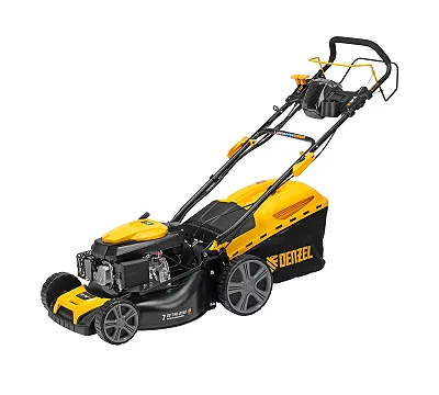 Газонокосилка бензиновая GLD-460SP-VE, 146 см3, шир. 46см, привод, вариатор, эл.старт, 60 л Denzel