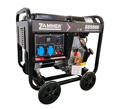 Дизельный генератор Zammer S6500D 4,5 кВт