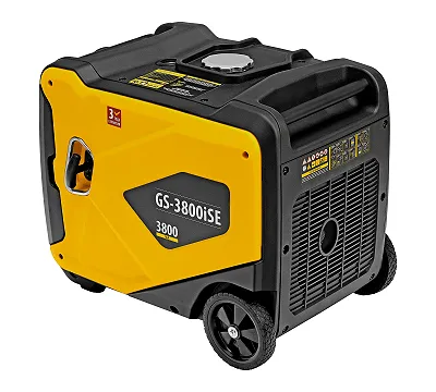 Генератор инверторный GS-3800iSE, 3,8 кВт, 230 В, закрытый корпус, электростартер Denzel