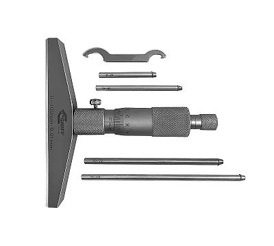 Глубиномер микрометрический ГМ 100 ГОСТ 7470-92 (пр-во Guilin Measuring) GRIFF