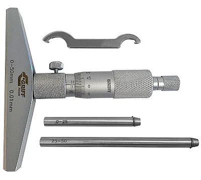 Глубиномер микрометрический ГМ 50 ГОСТ 7470-92 (пр-во Guilin Measuring) GRIFF