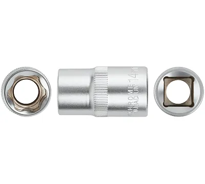 Головка 6-гранная CrV 1/2" 14 мм FIT