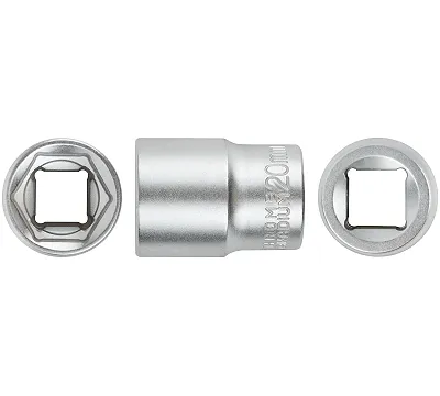 Головка 6-гранная CrV 1/2" 20 мм FIT