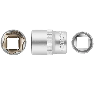 Головка 6-гранная CrV 1/2" 21 мм FIT