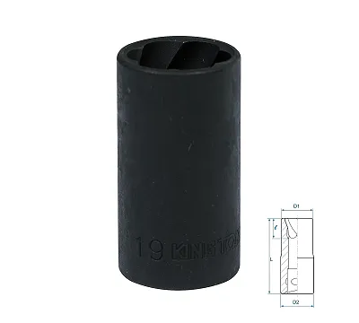 Головка для поврежденного крепежа 9TD403-19M KING TONY
