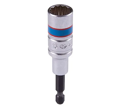 Головка для шуруповерта двенадцатигранная 1/4", 13 мм, L = 80 мм KING TONY 76B813M